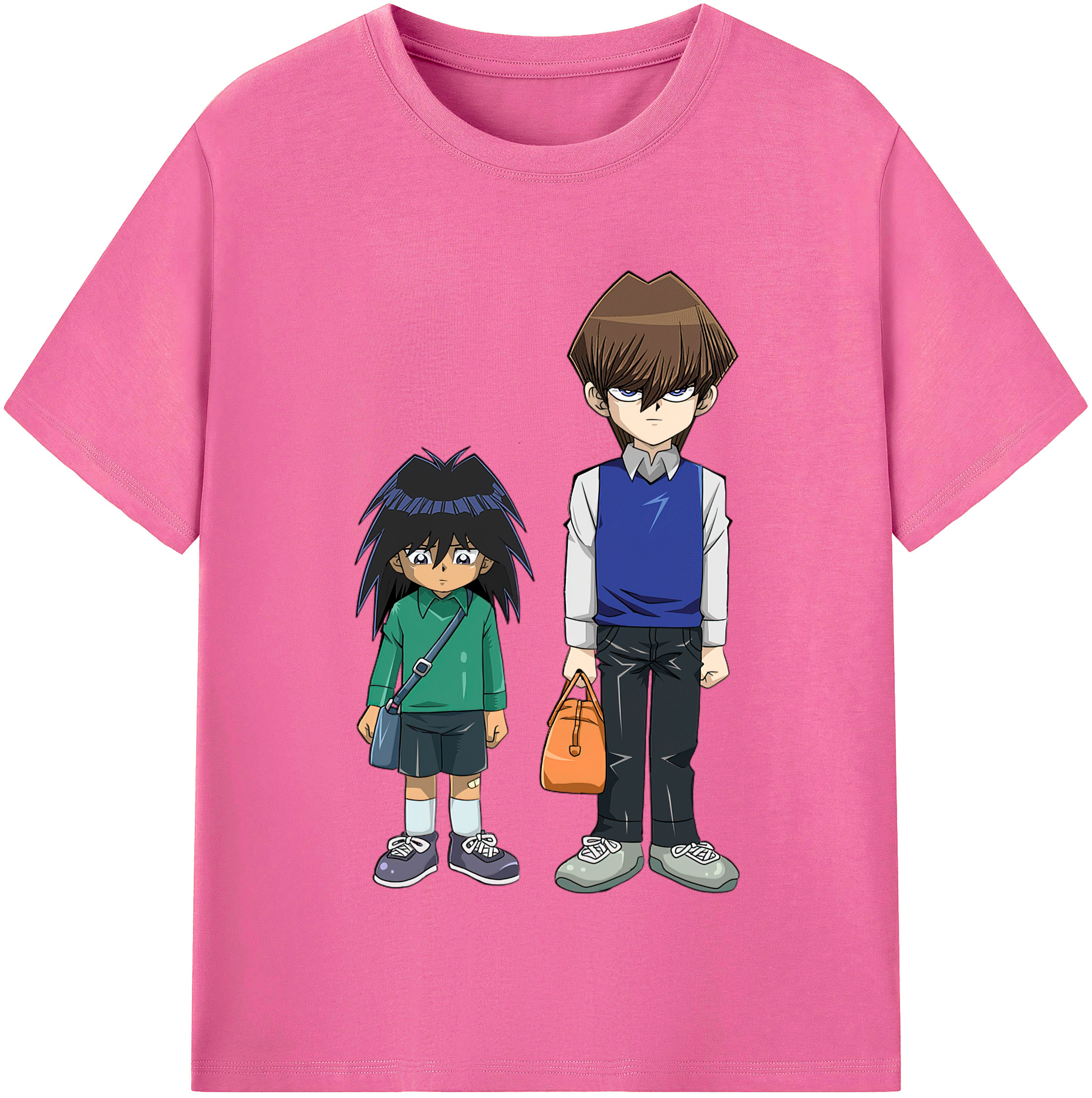（画像用） 遊☆戯☆王 Yu-Gi-Oh! レディースカジュアルプリントTシャツ（綿100％）